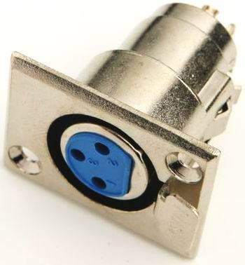 Гнездо CANON (XLR-3P)микрофонное корпусное отг по 20шт. (4818)