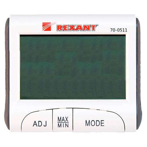 Термогигрометр комнатный с часами, будильником REXANT (70-0511)