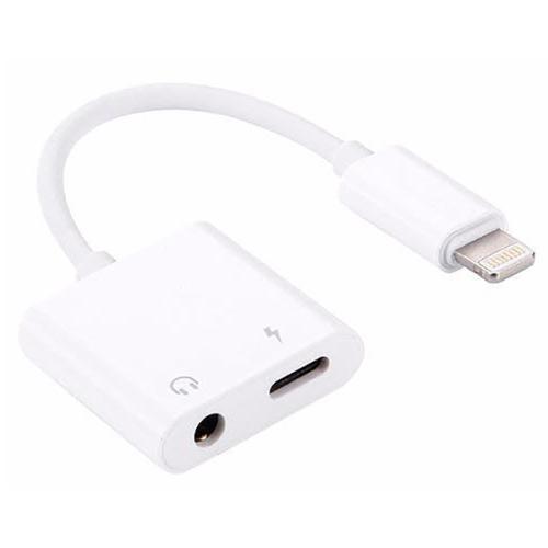Переходник Lightning - Lightning гнездо +3,5 гнездо с проводом GL029