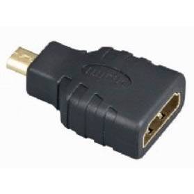 Переходник HDMI гн-miniHDMI шт A-HDMI-FC,19F/19M (позол)